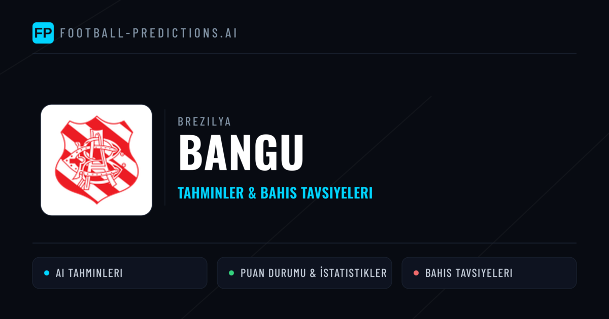 Bangu Tahminleri & İstatistikler