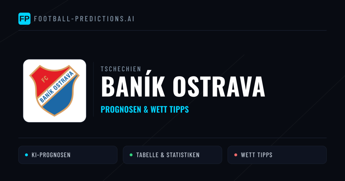Baník Ostrava Prognosen & Statistiken