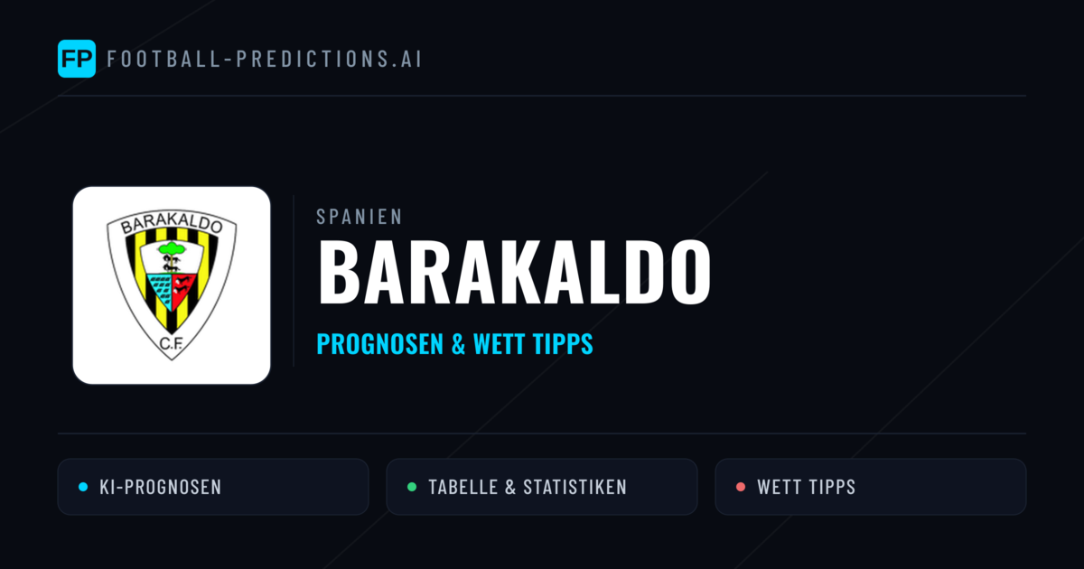 Barakaldo Prognosen & Statistiken
