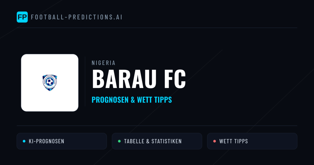 Barau FC Prognosen & Statistiken