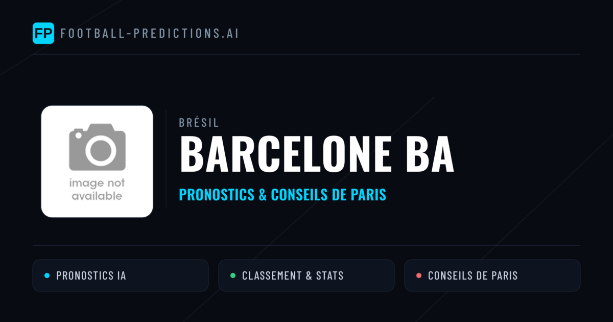 Barcelone BA Pronostics & Statistiques