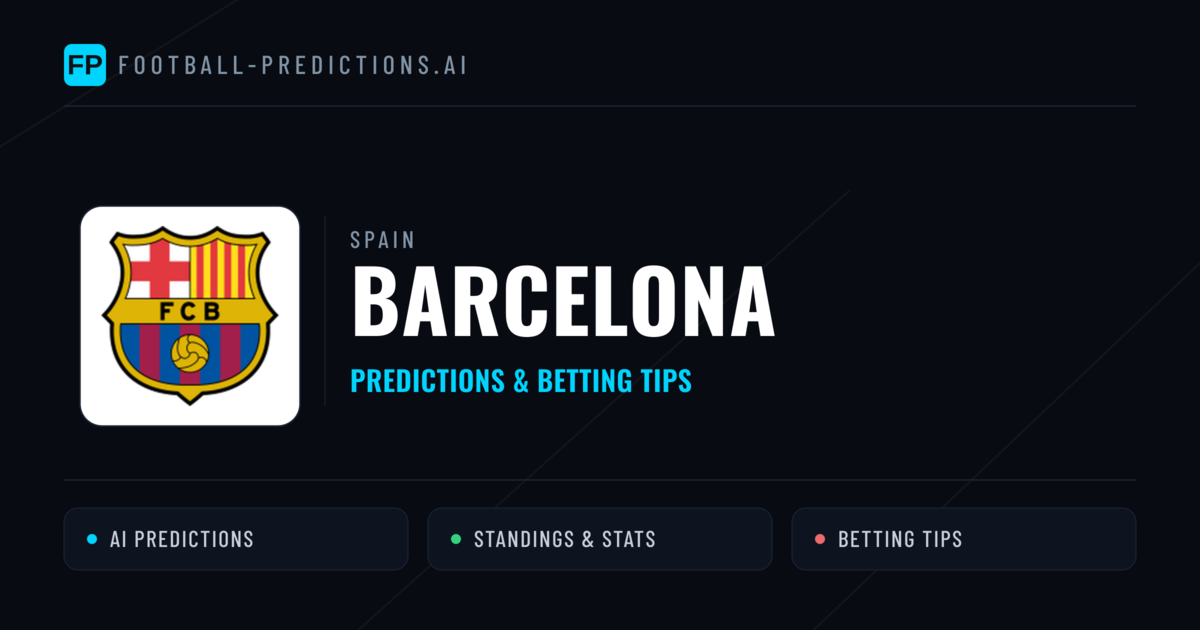 Barcelona Predictions & Stats