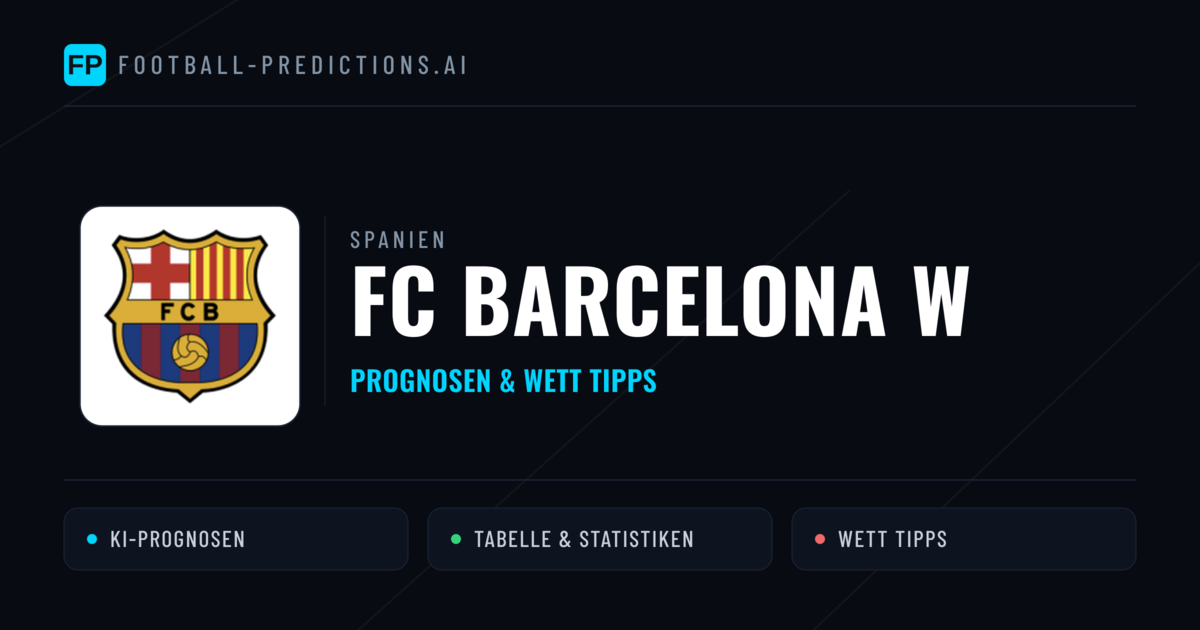 FC Barcelona W Prognosen & Statistiken