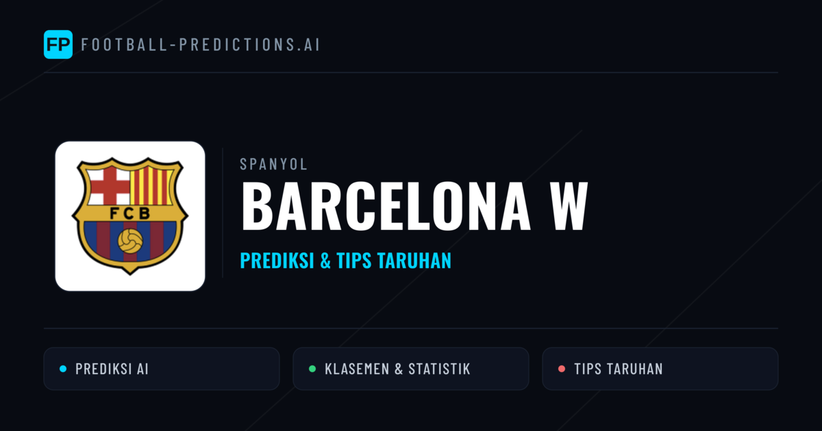 Barcelona W Prediksi & Statistik Piala Dunia