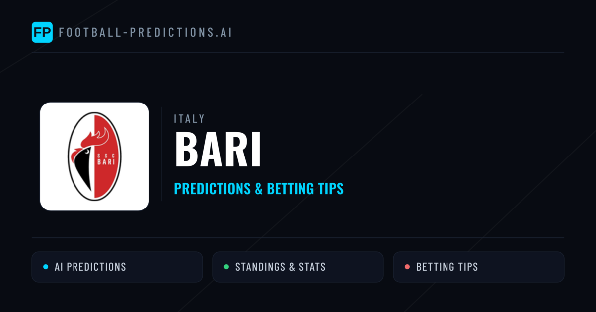 Bari Predictions & Stats