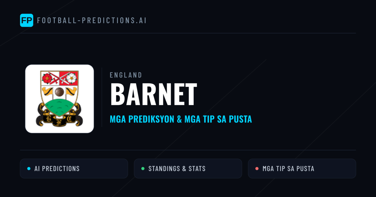 Barnet Predictions & Stats