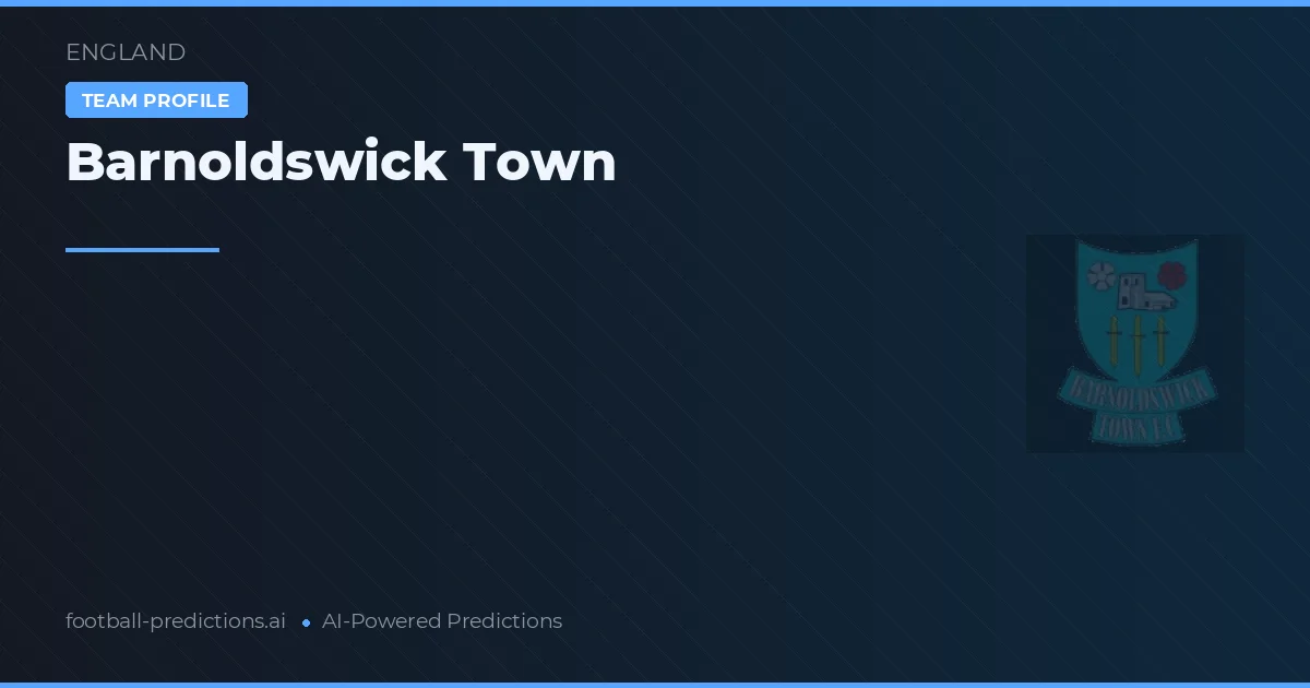 Barnoldswick Town Predictions & Stats