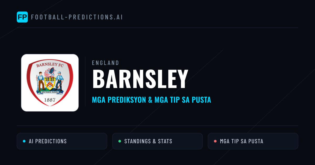 Barnsley Predictions & Stats