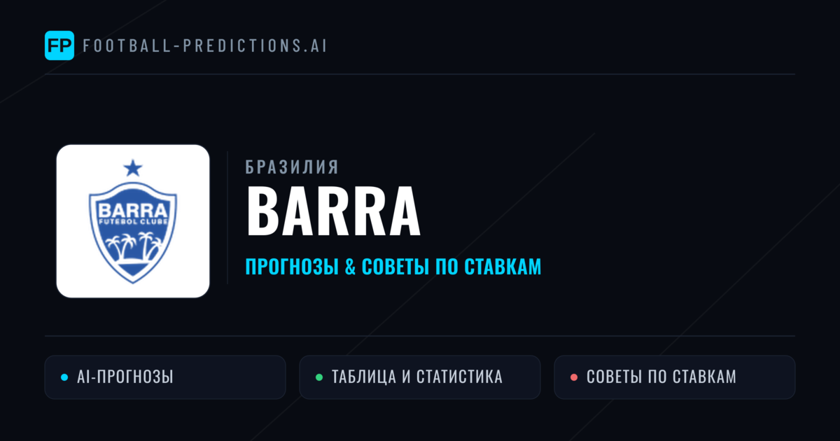 Barra прогнозы и статистика