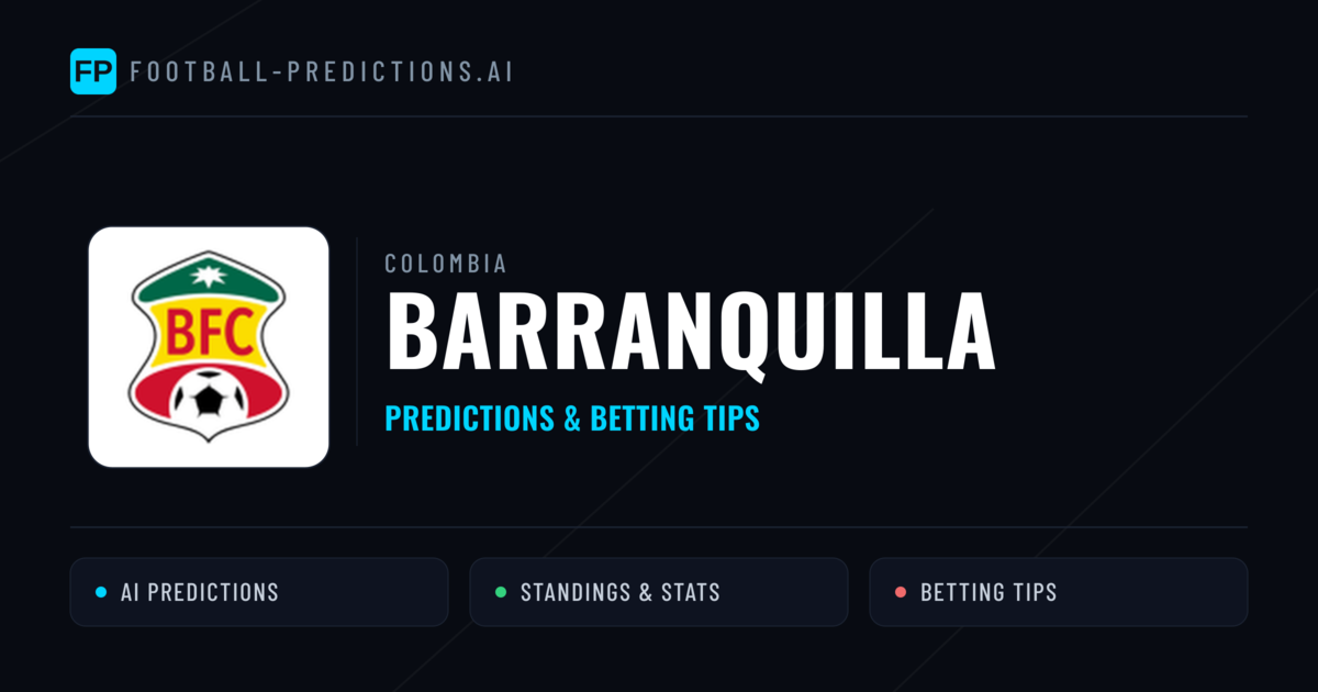 Barranquilla Predictions & Stats