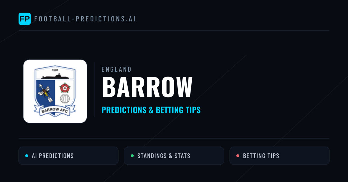 Barrow Predictions & Stats