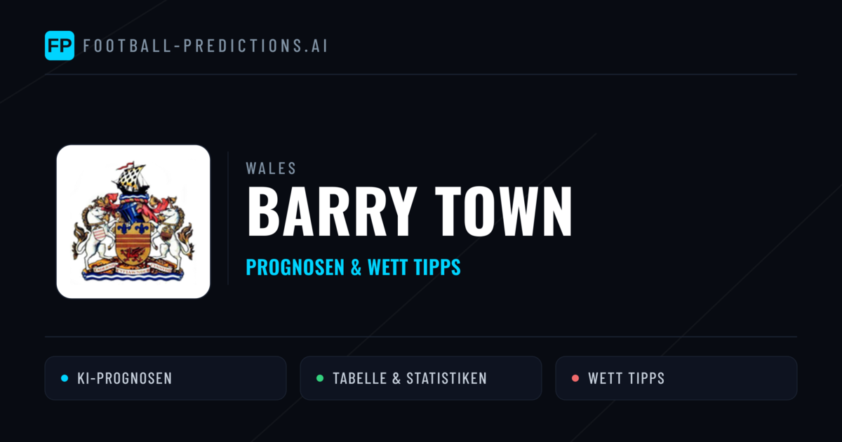 Barry Town Prognosen & Statistiken