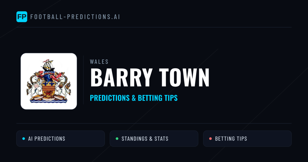 Barry Town Predictions & Stats