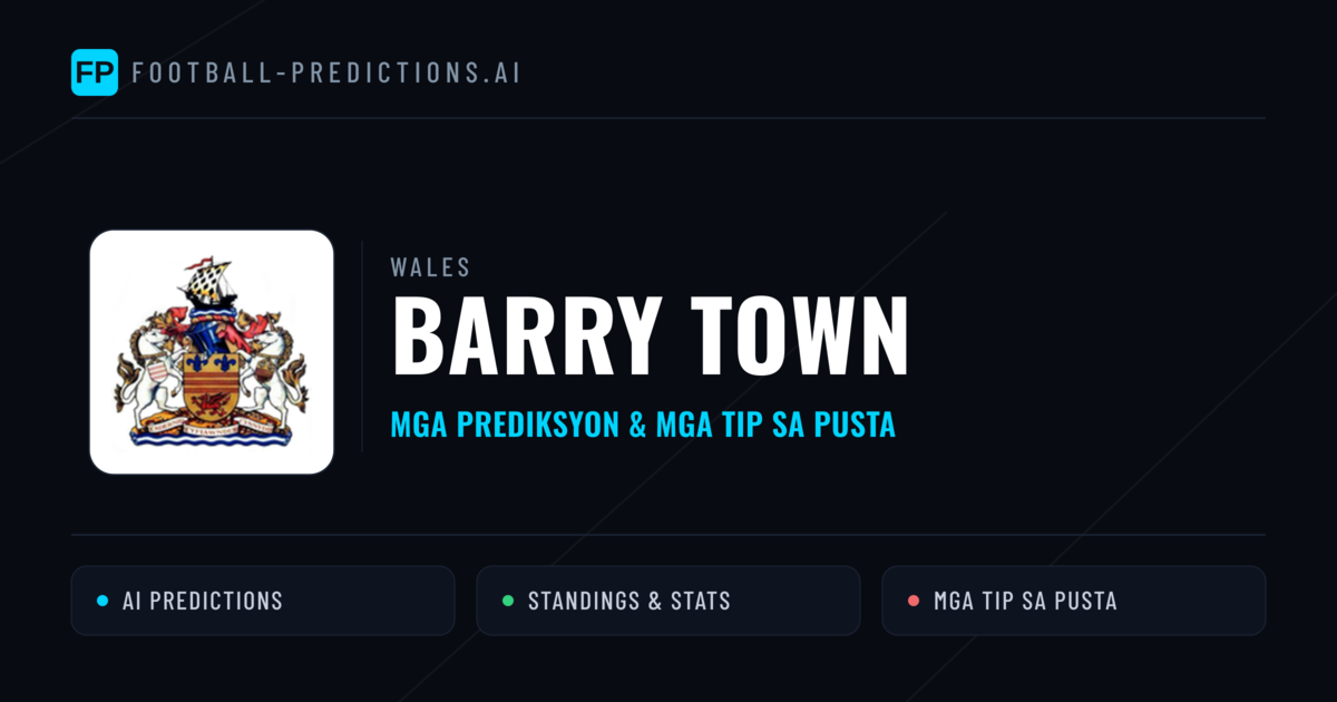Barry Town Predictions & Stats