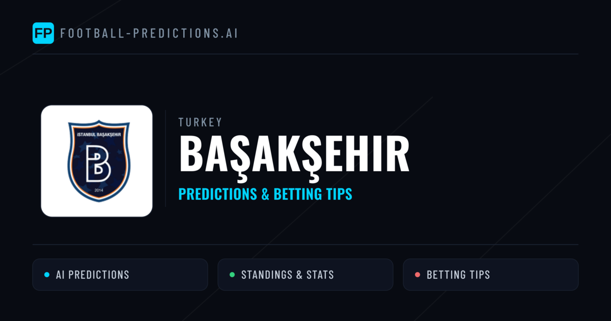 Başakşehir Predictions & Stats