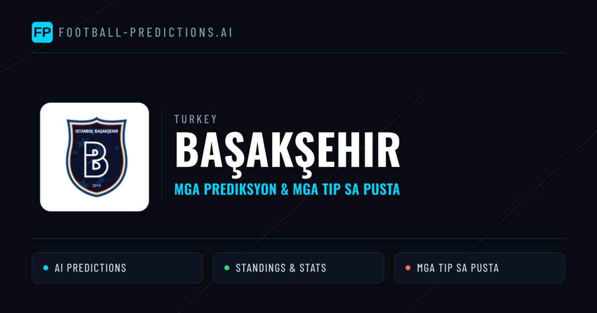 Başakşehir Predictions & Stats