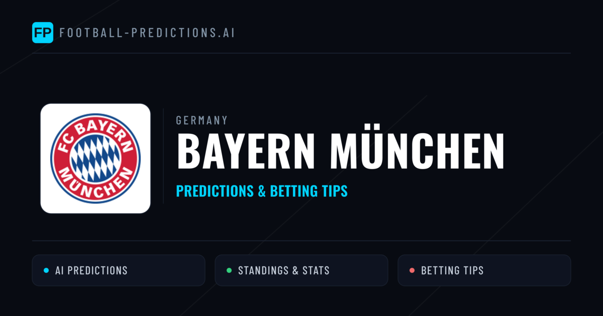 Bayern München Predictions & Stats