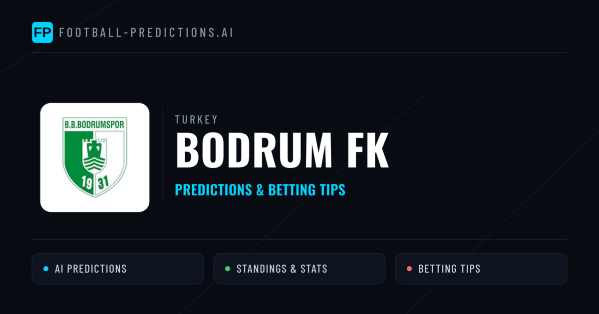 Bodrum FK Predictions & Stats