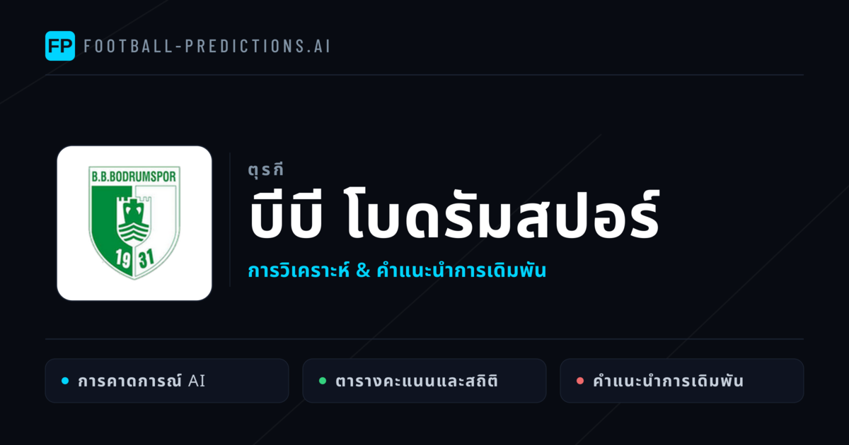 บีบี โบดรัมสปอร์ การวิเคราะห์และสถิติ