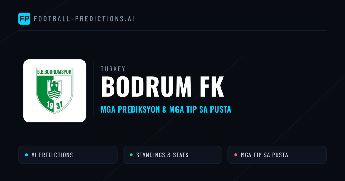 Bodrum FK Predictions & Stats