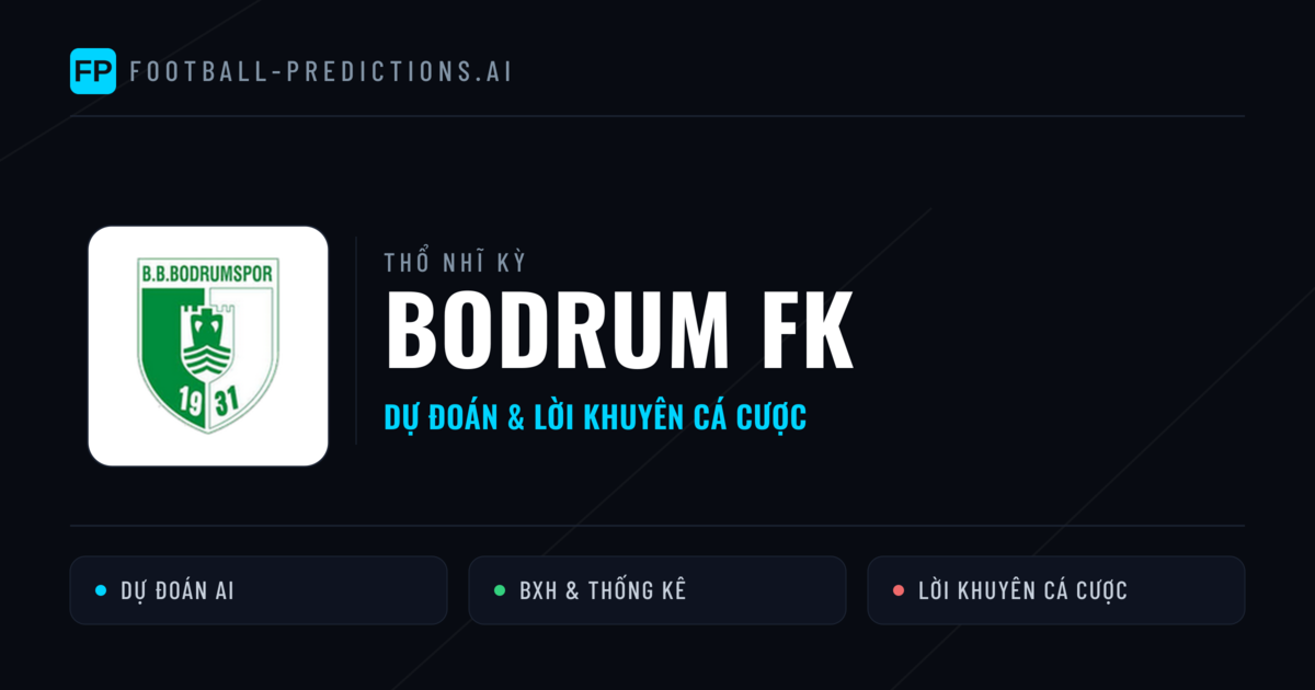 Bodrum FK Dự đoán & Thống kê