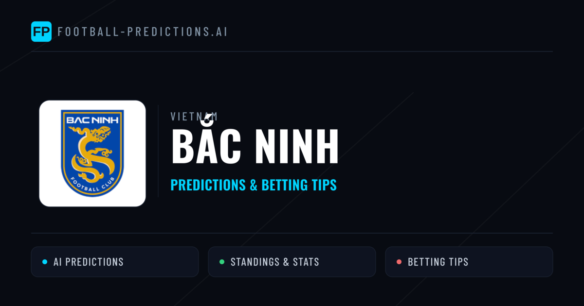 Bắc Ninh Predictions & Stats