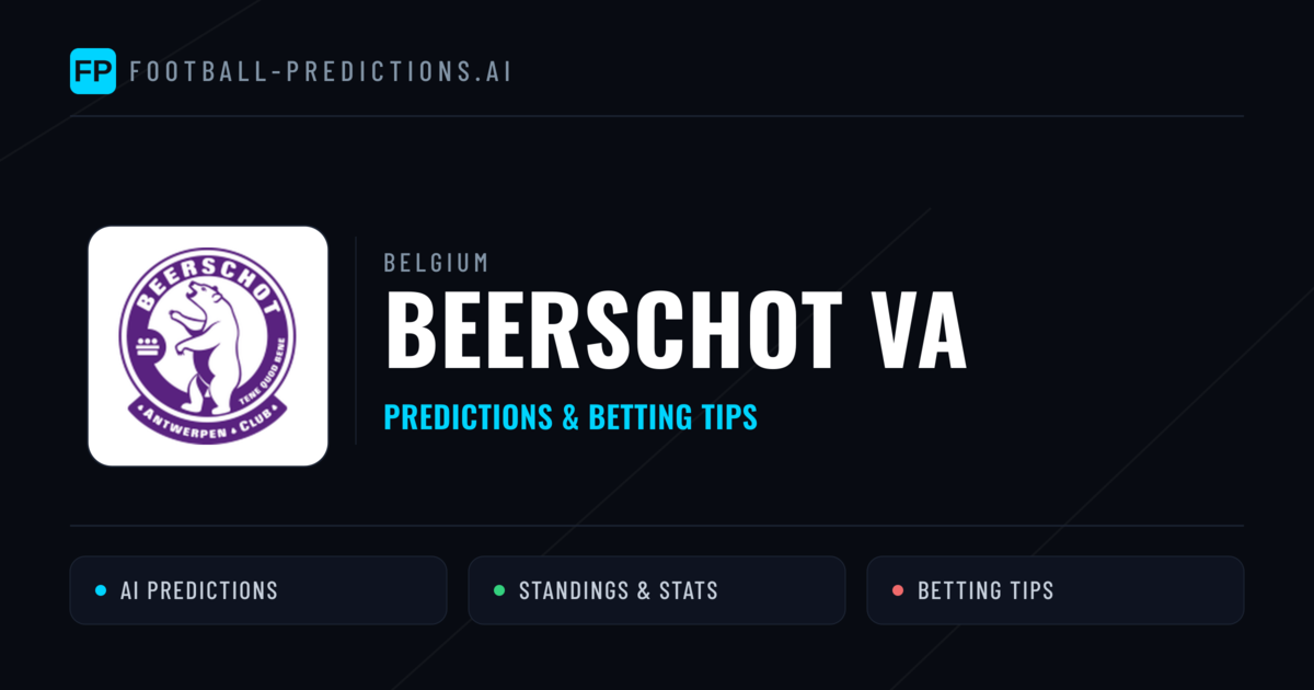 Beerschot VA Predictions & Stats