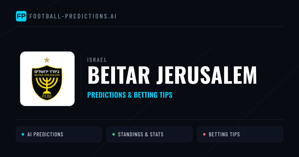 Beitar Jerusalem Predictions & Stats