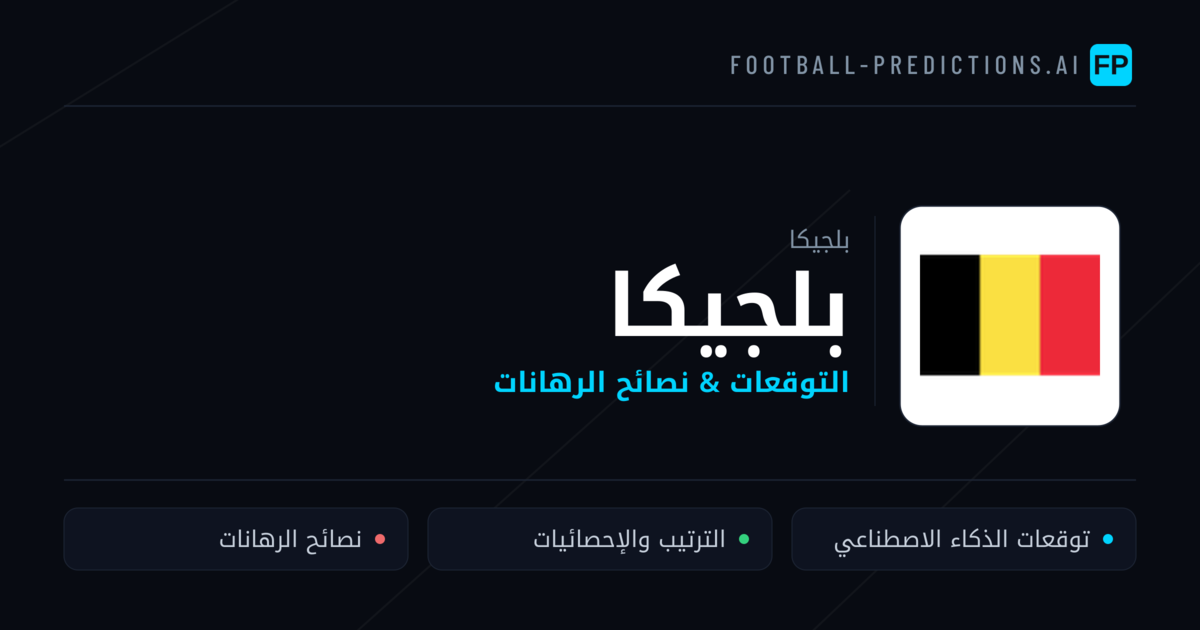 بلجيكا توقعات واحصائيات