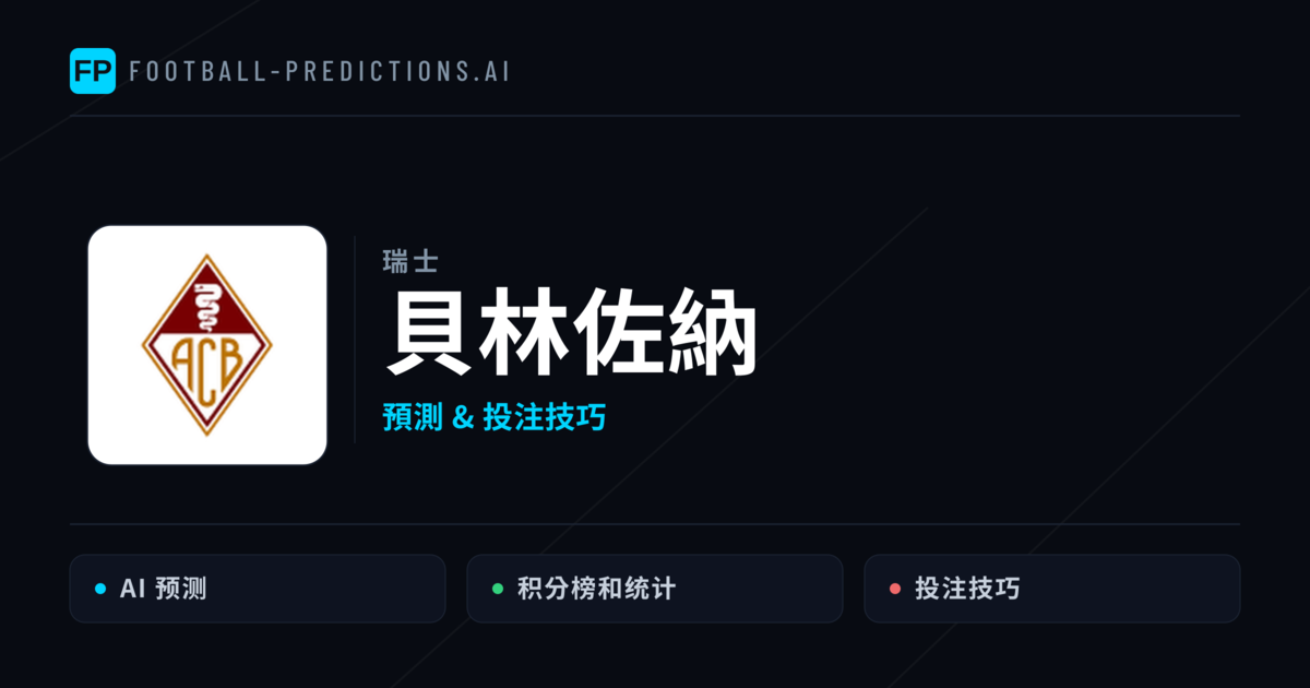 貝林佐納 運彩分析｜足球預測與數據