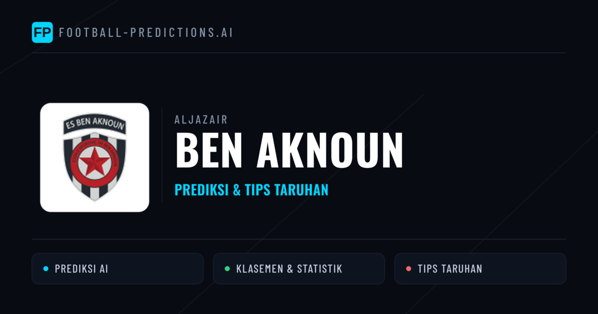 Ben Aknoun Prediksi & Statistik Piala Dunia