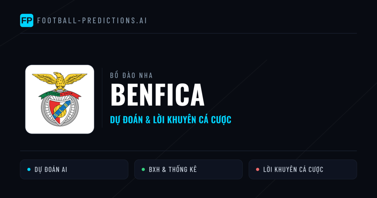 Benfica Dự đoán & Thống kê