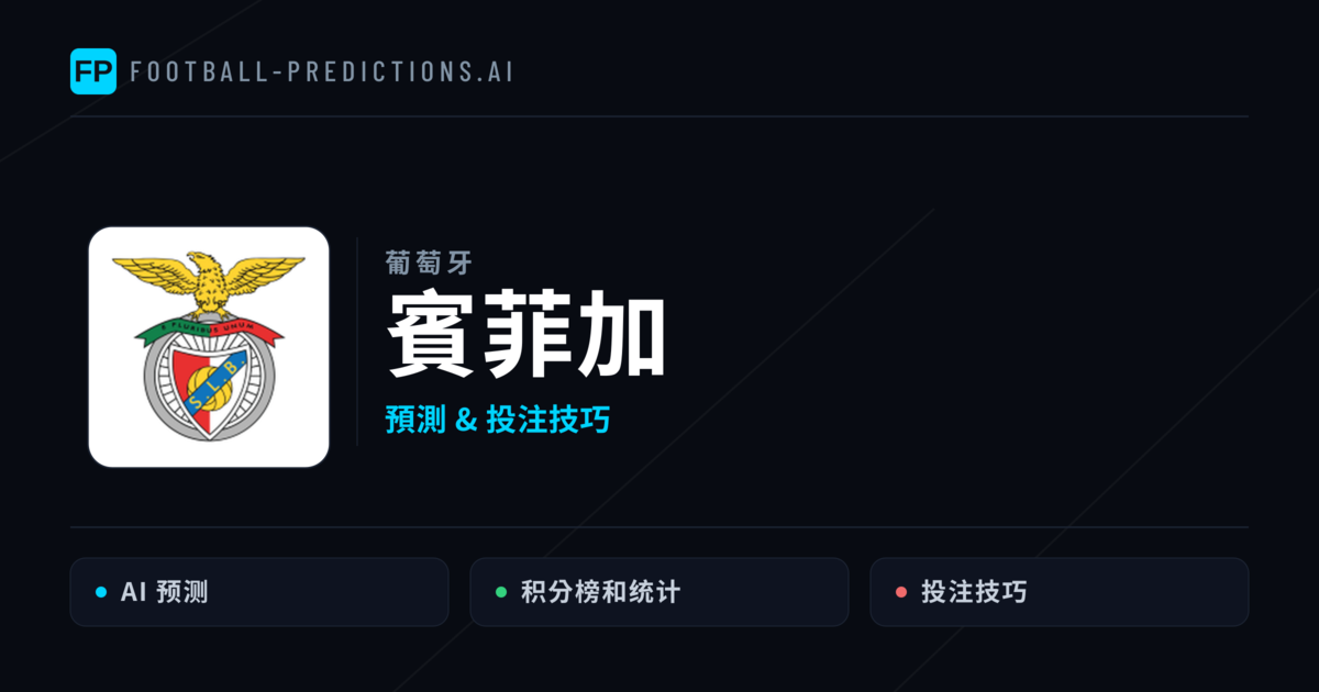 賓菲加 運彩分析｜足球預測與數據