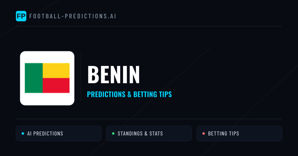 Benin Predictions & Stats