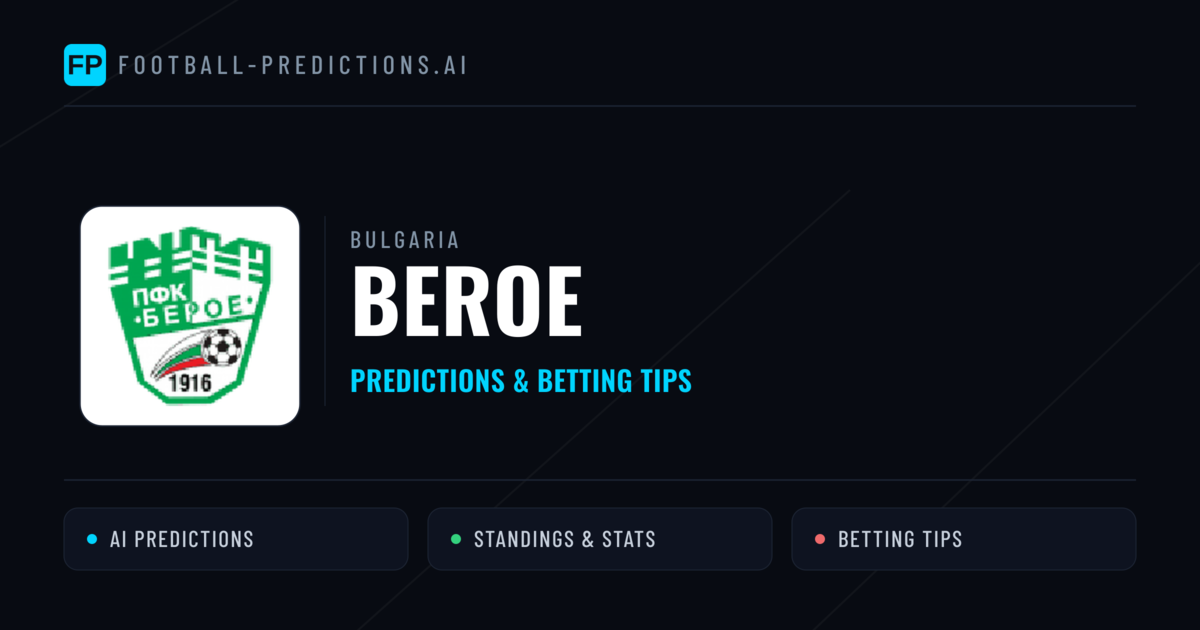 Beroe Predictions & Stats