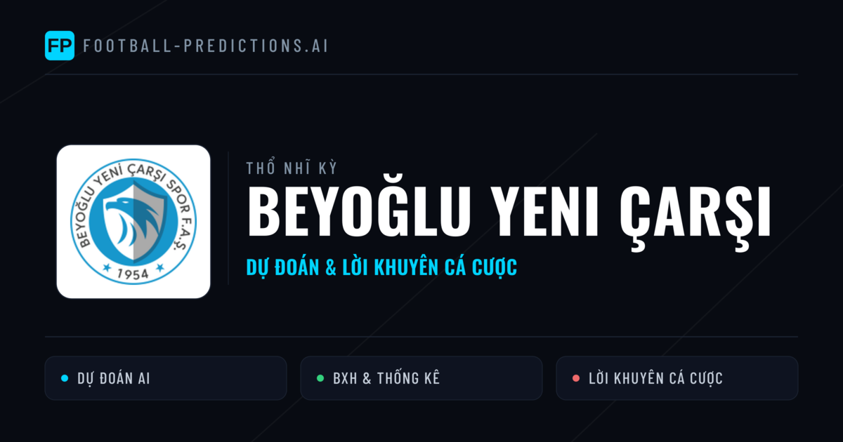 Beyoğlu Yeni Çarşı Dự đoán & Thống kê