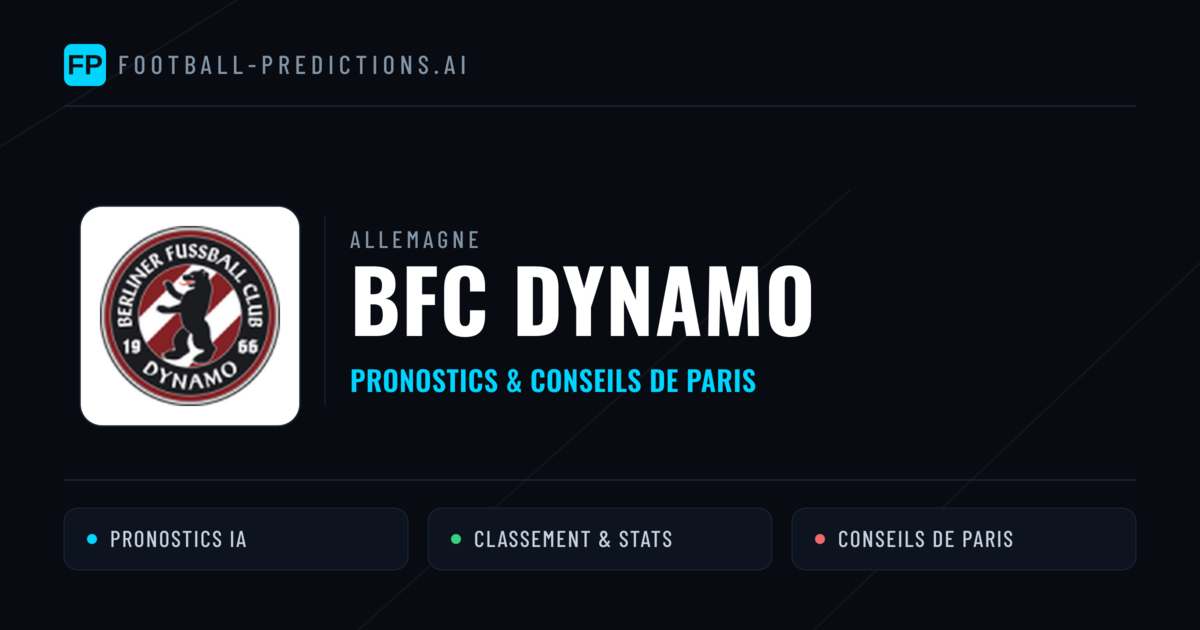 BFC Dynamo Pronostics & Statistiques