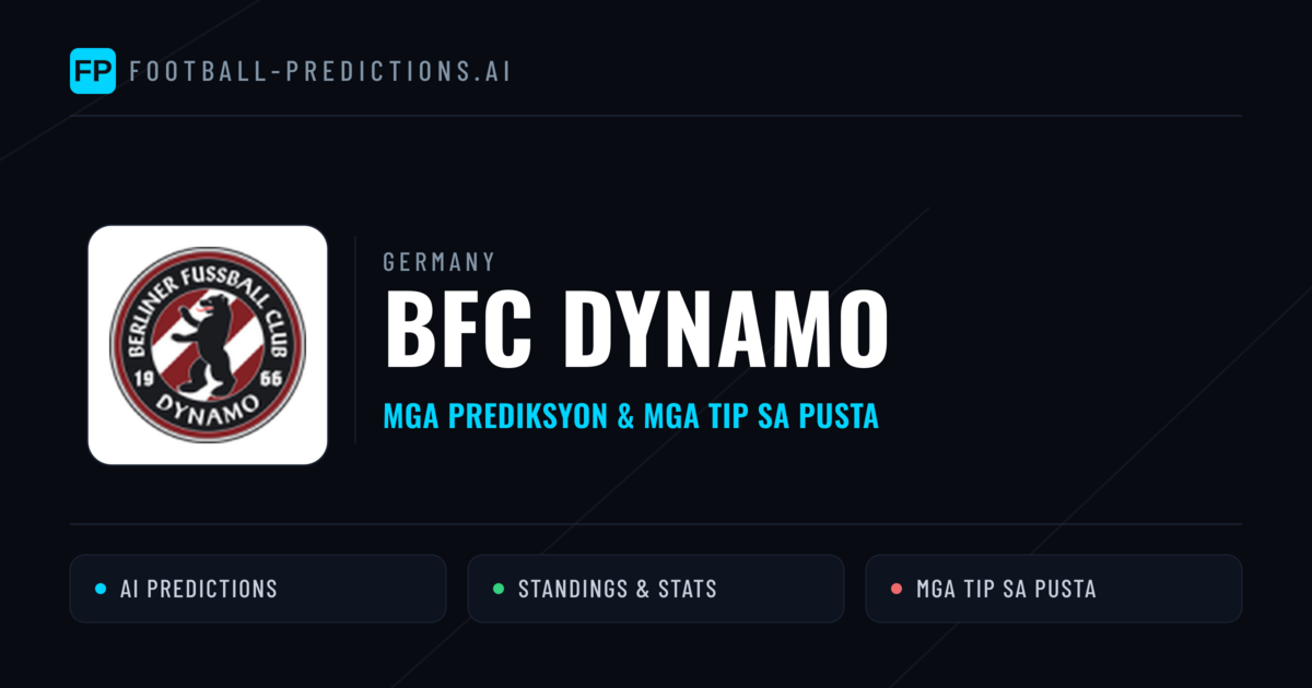 BFC Dynamo Predictions & Stats