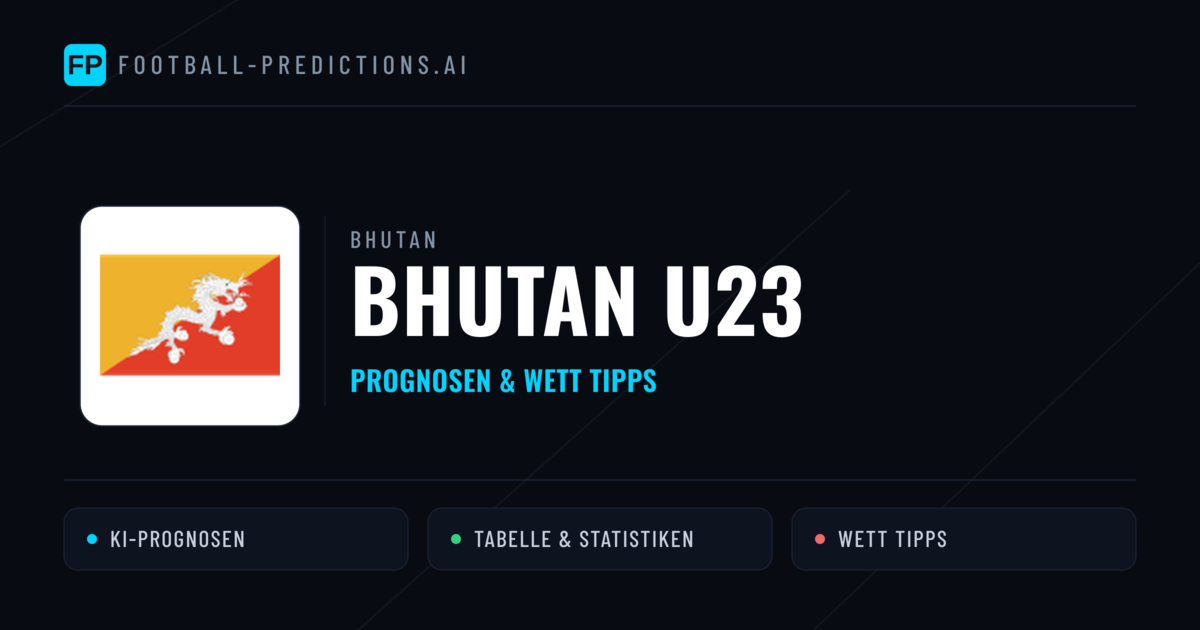 Bhutan U23 Prognosen & Statistiken