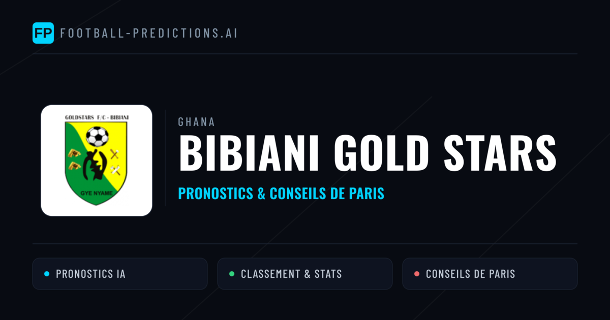 Bibiani Gold Stars Pronostics & Statistiques