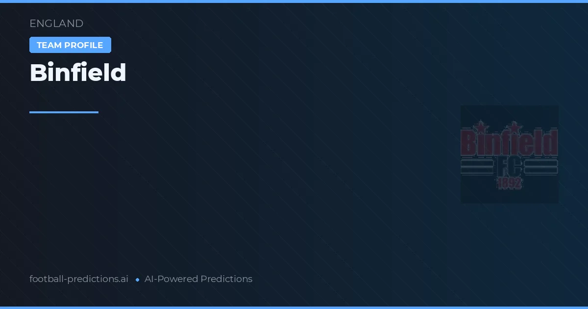 Binfield Predictions & Stats