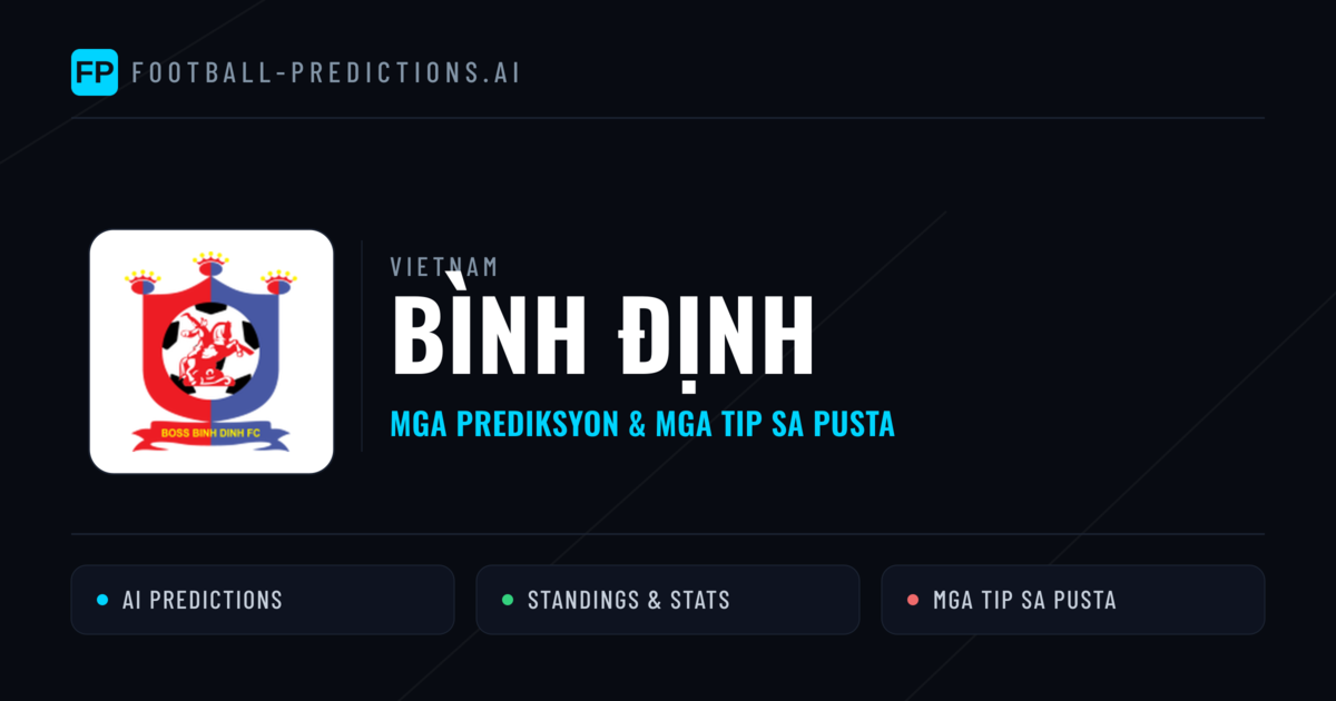Bình Định Predictions & Stats