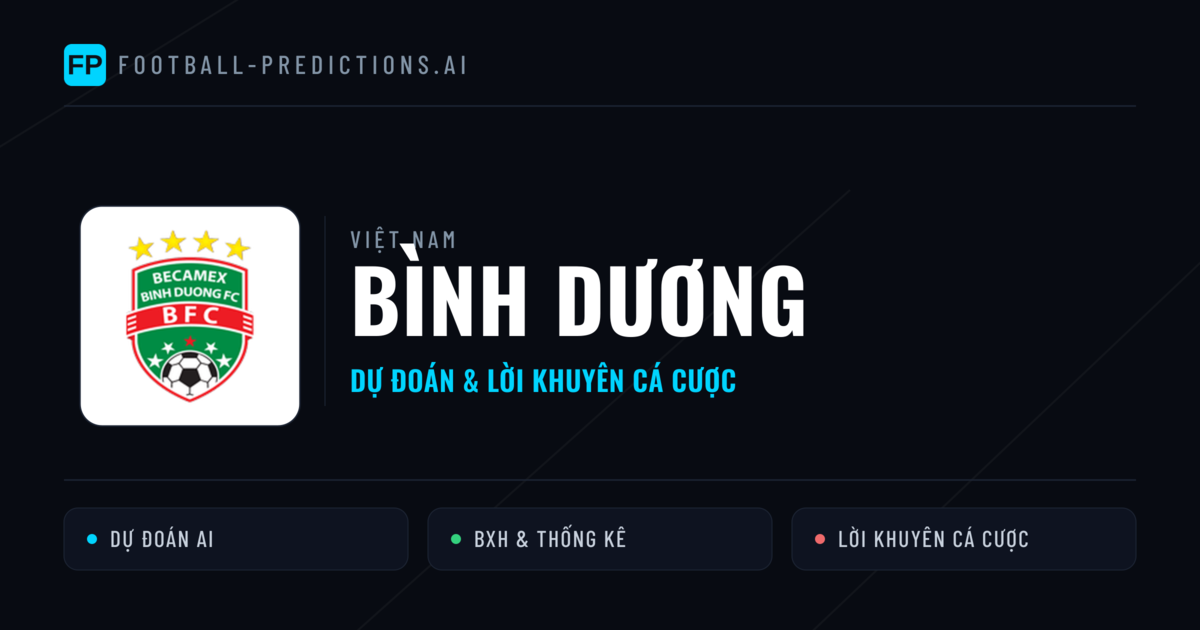 Bình Dương Dự đoán & Thống kê