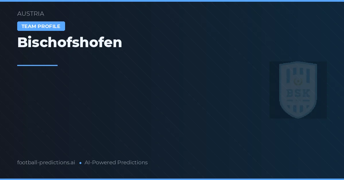 Bischofshofen Prognosen & Statistiken