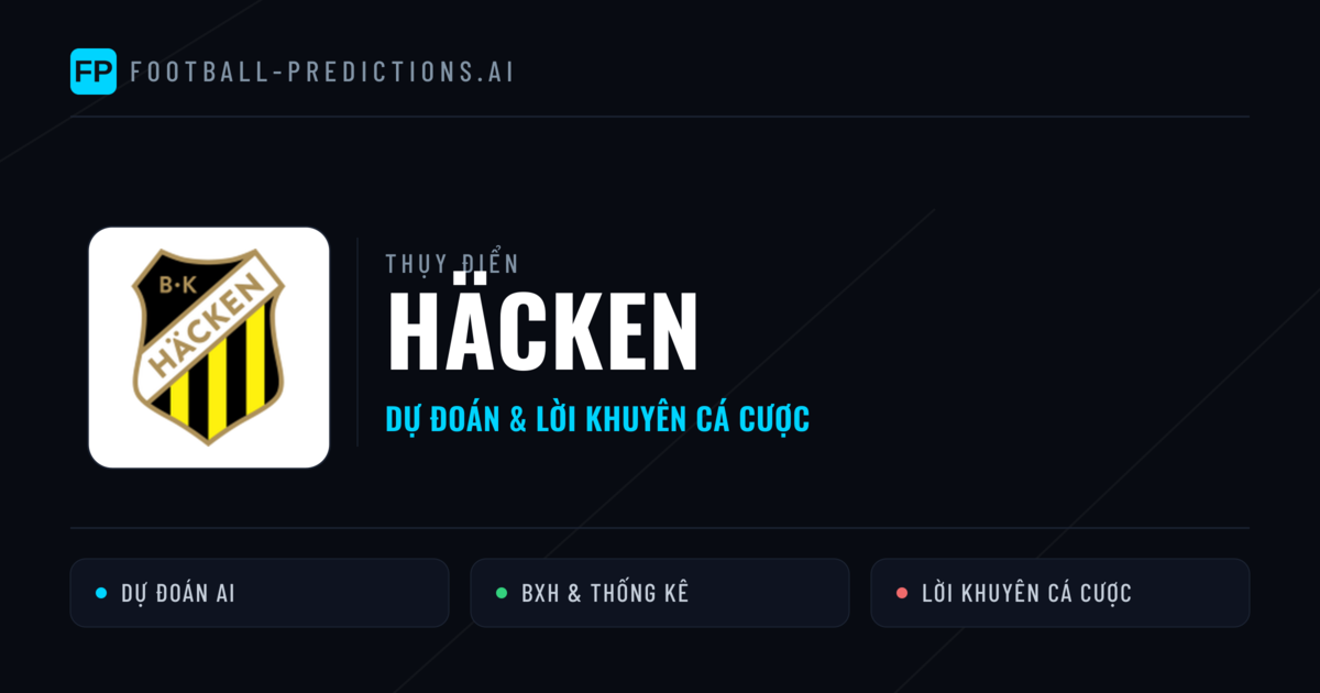 Häcken Dự đoán & Thống kê