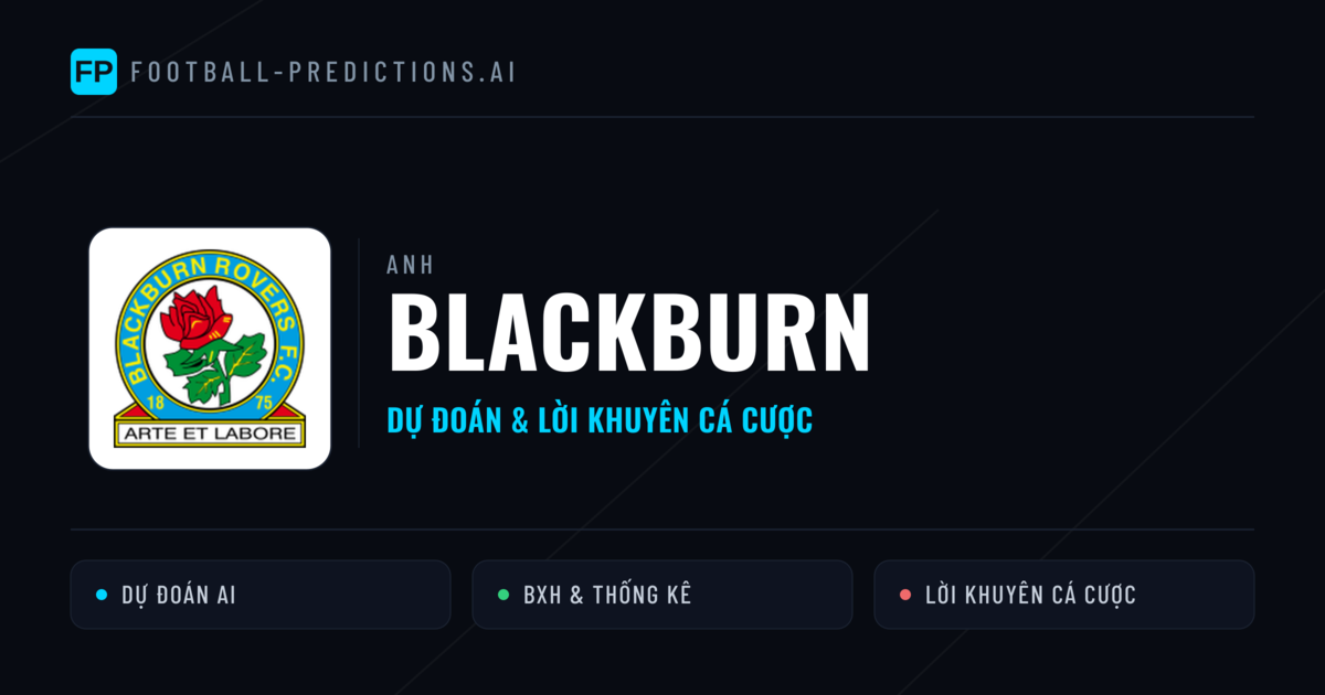 Blackburn Dự đoán & Thống kê