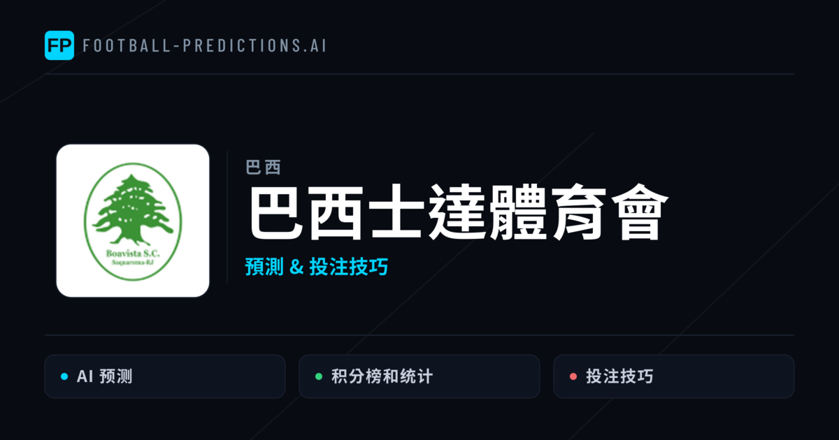 巴西士達體育會 運彩分析｜足球預測與數據