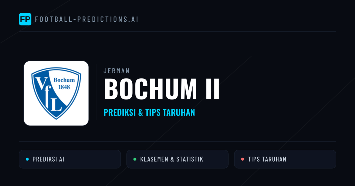 Bochum II Prediksi & Statistik Piala Dunia