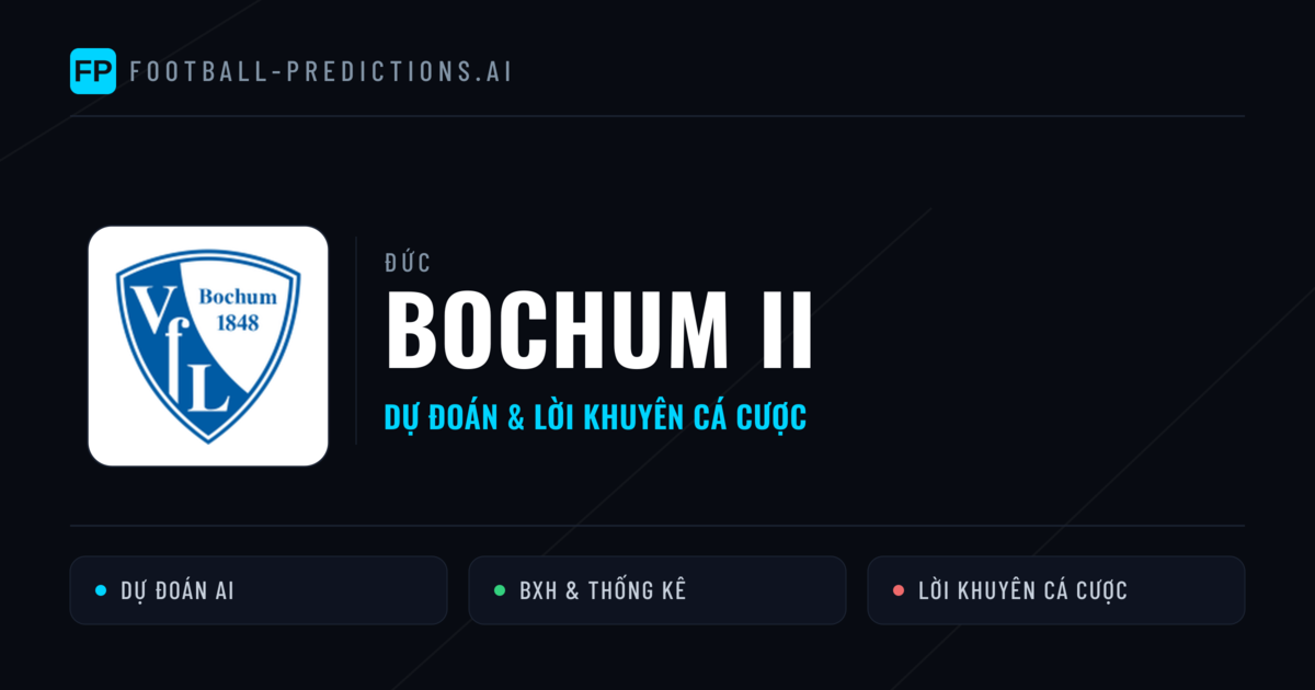 Bochum II Dự đoán & Thống kê