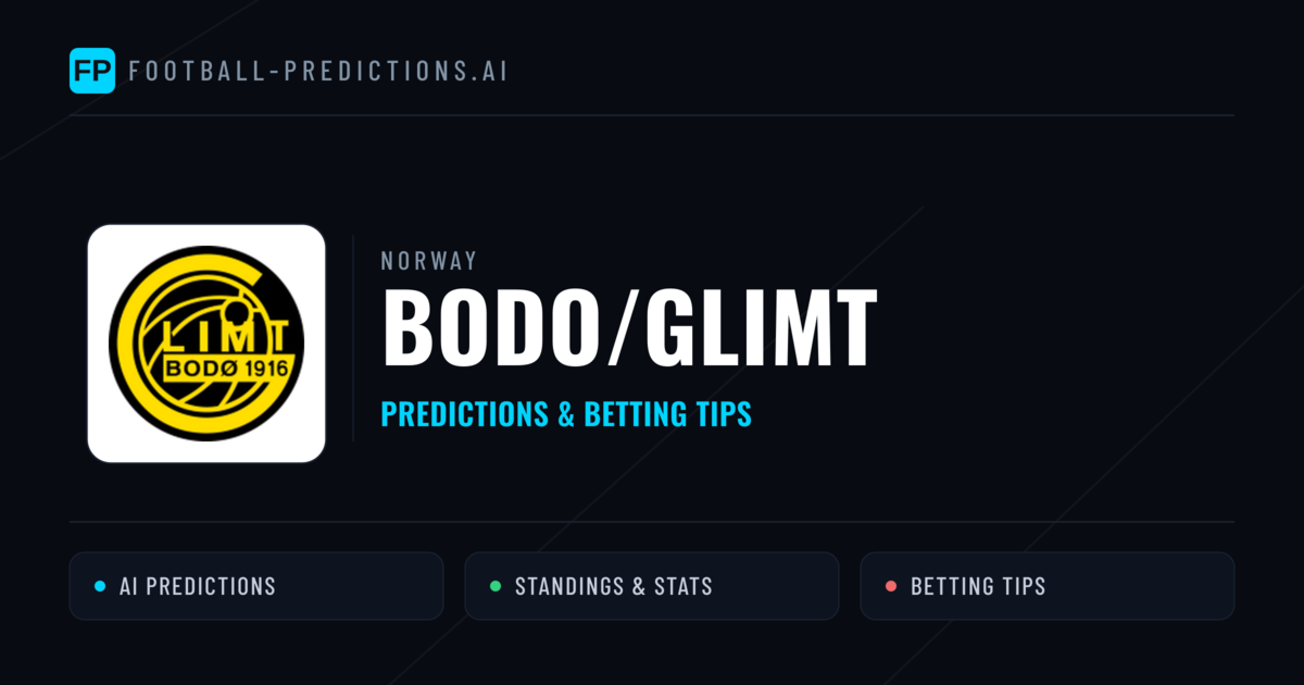 Bodo/Glimt Predictions & Stats
